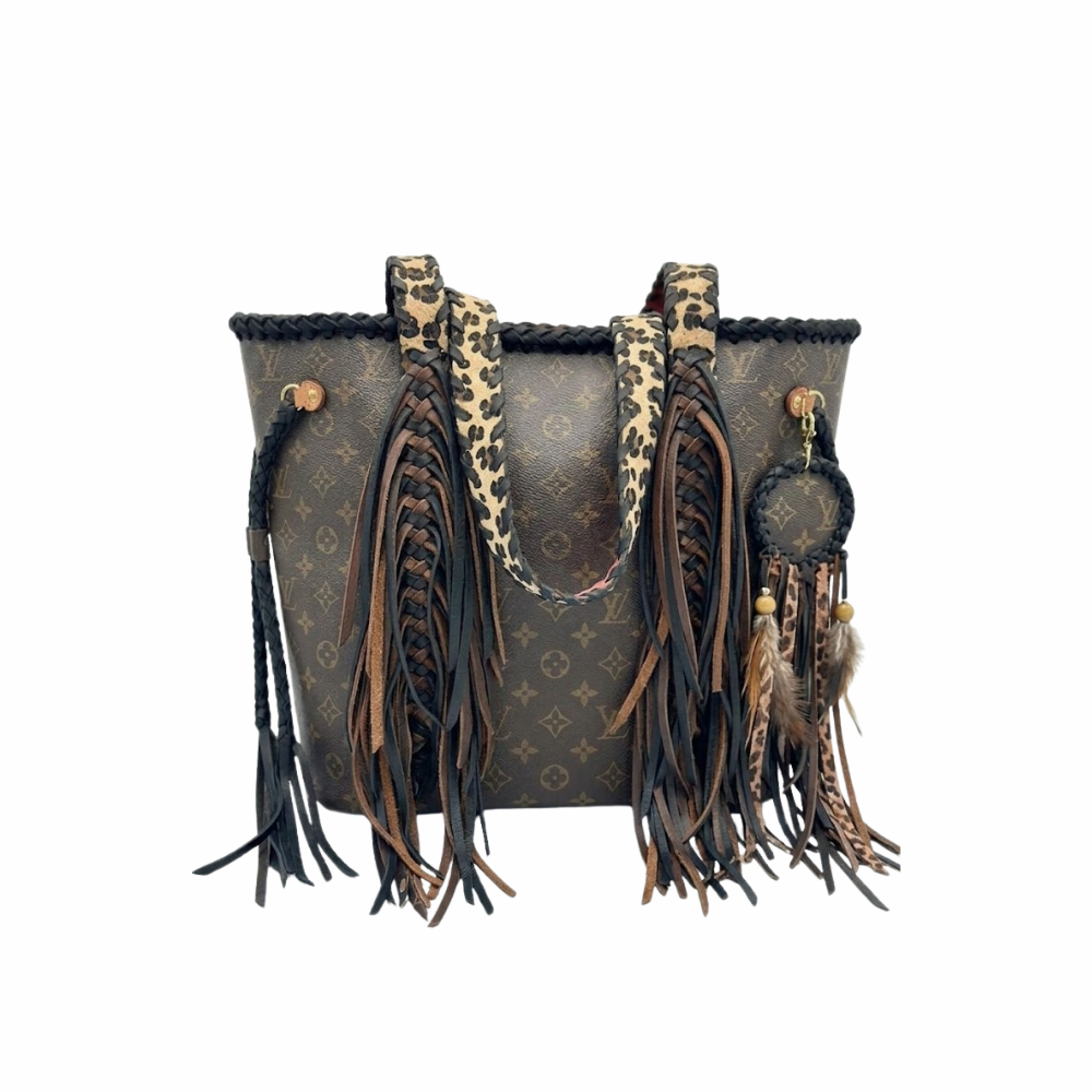 LV - Neverfull Houston Tote Leopard
